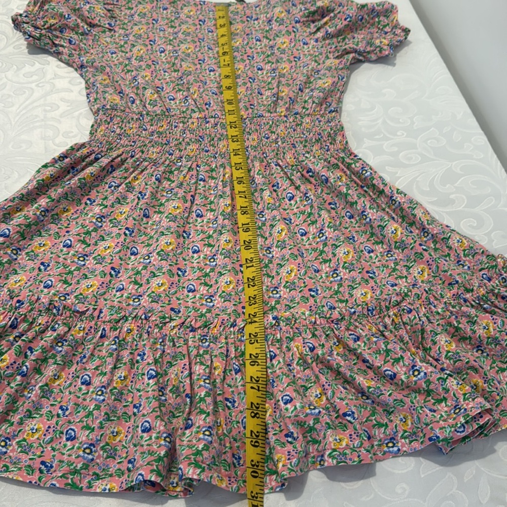 Polo Ralph Lauren Floral Faux-Wrap Cotton Jersey Dress. Size 16 - Picture 13 of 16